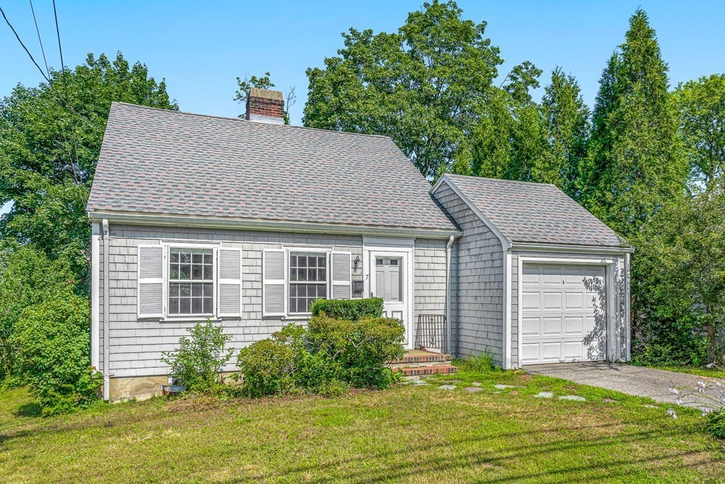 a aerial view of a house