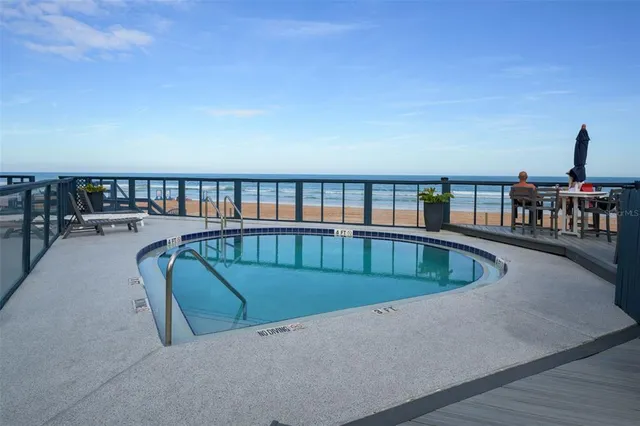 a view of beach and ocean