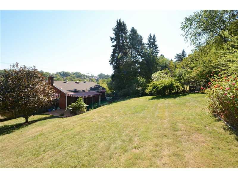 5180 Curry Road Baldwin, PA 15236 - Photo 3 of 21 Yard/Garden. Lovely Backyard, semi private with no one behind and empty lot to left of the house~ Mature trees.