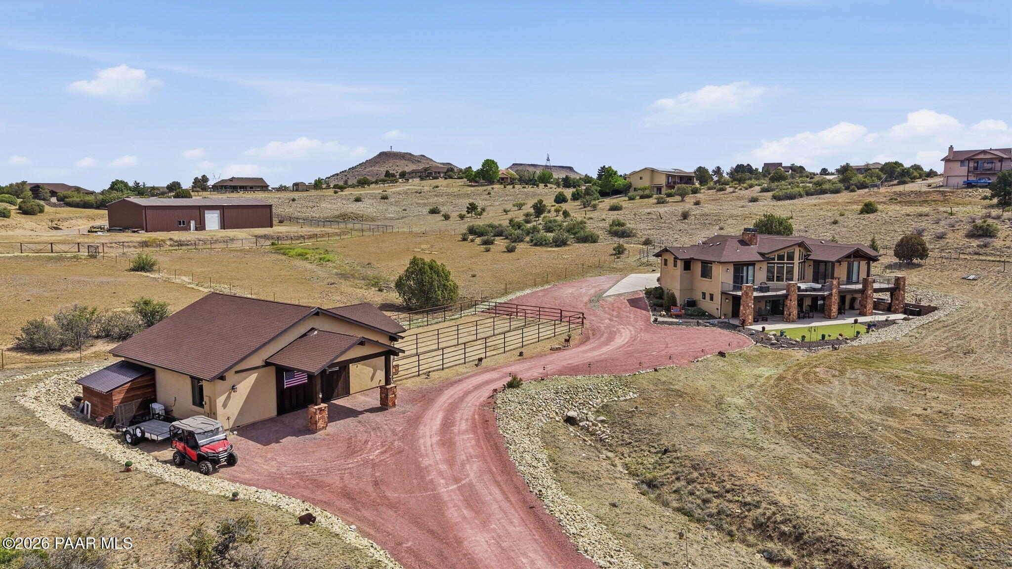 10801 Rocky Point Prescott, AZ 86305 - Photo 46 of 55 46-Aerial Back (2)