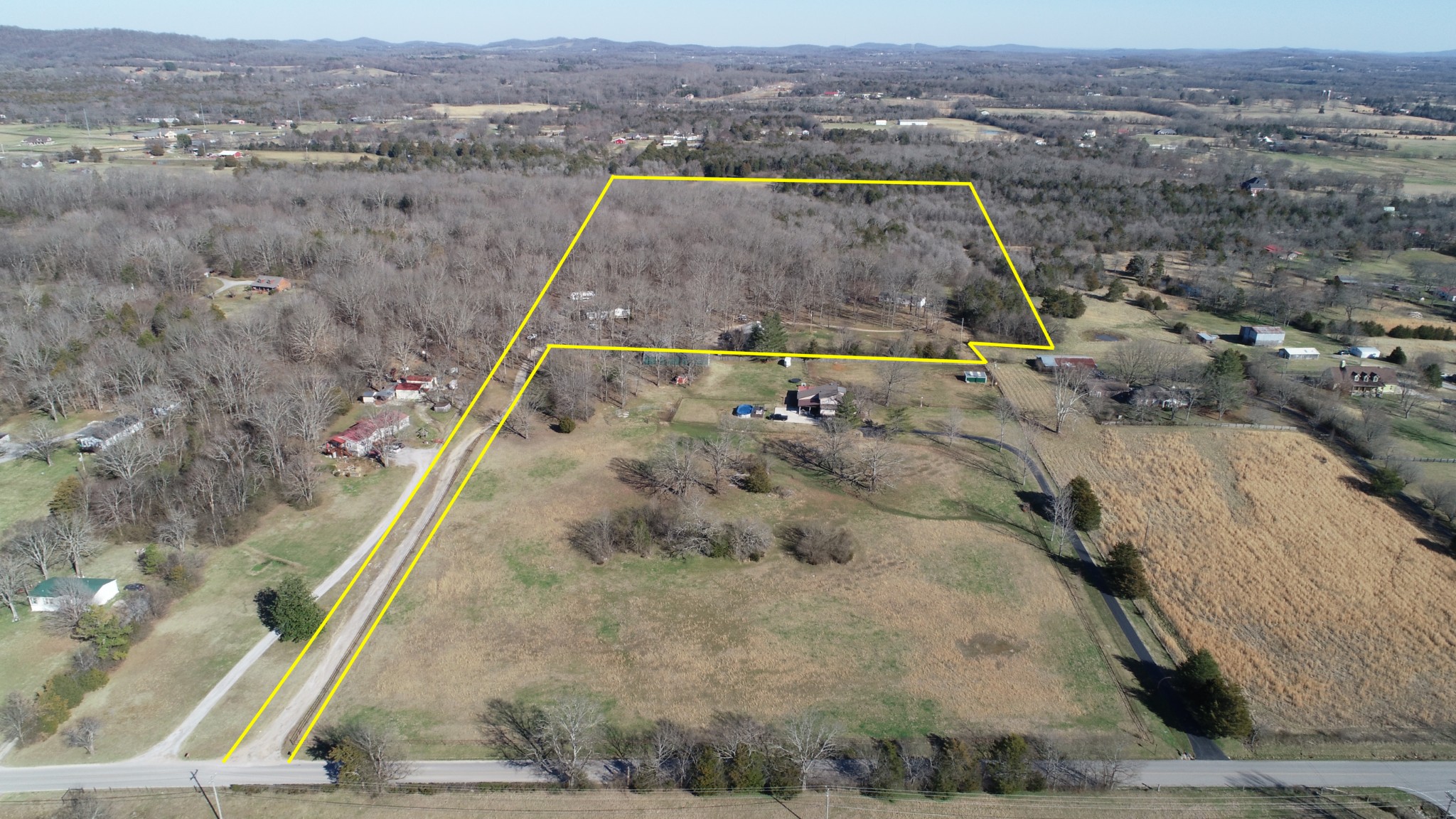 4062 Trinity Road Franklin, TN 37067 - Photo 3 of 44 an aerial view of residential houses with outdoor space