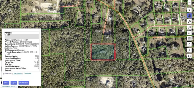 $230,000 | Lot C Highway 1091 Highway, Pearl River, LA 70452