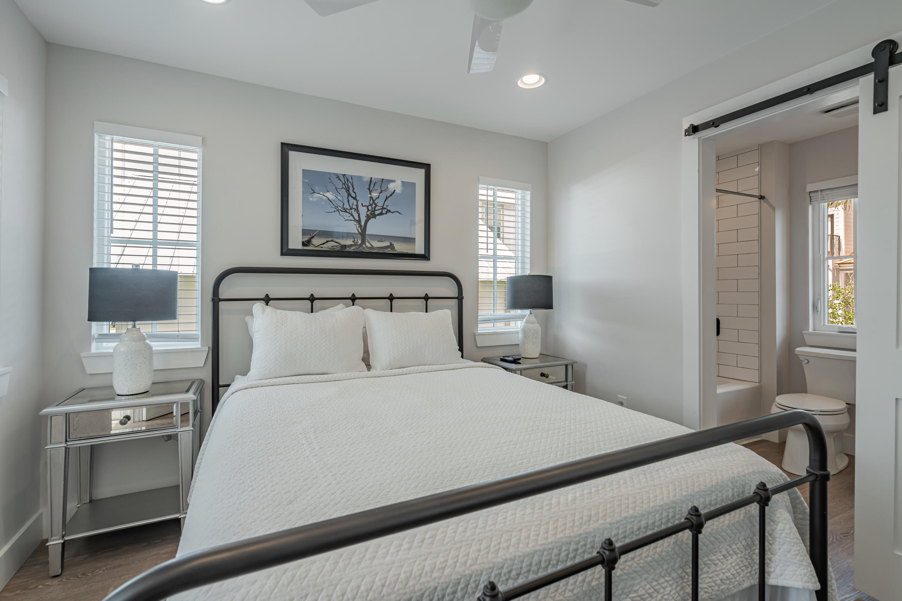41 Abbie Road Santa Rosa Beach, FL 32459 - Photo 21 of 38 a bedroom with a bed and a table
