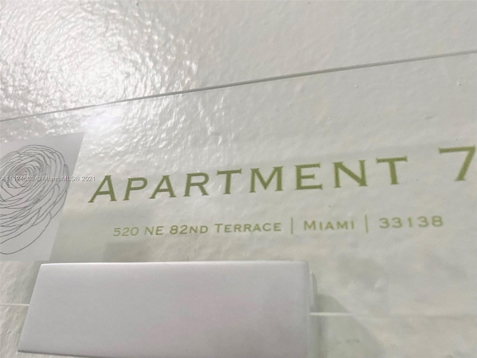 520 Northeast 82nd Terrace, Unit 7 Miami, FL 33138 - Photo 2 of 11 a close up of a street sign