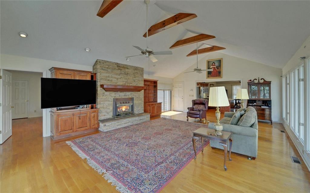 290 Waterfall Drive Cleveland, GA 30528 - Photo 15 of 46 a living room with furniture and a flat screen tv