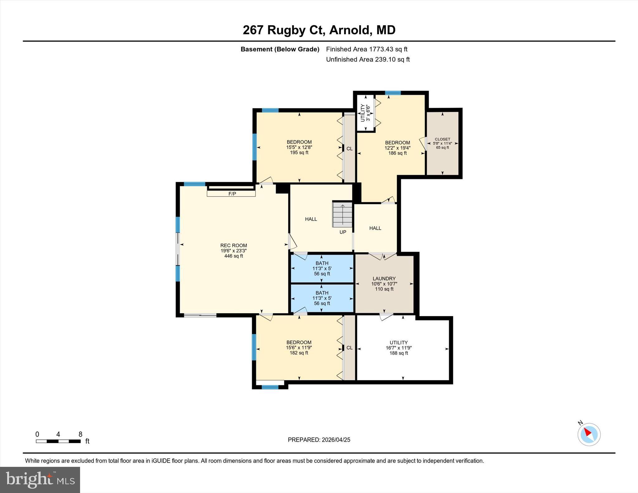 267 Rugby Court Arnold, MD 21012 - Photo 55 of 55 Floor Plan