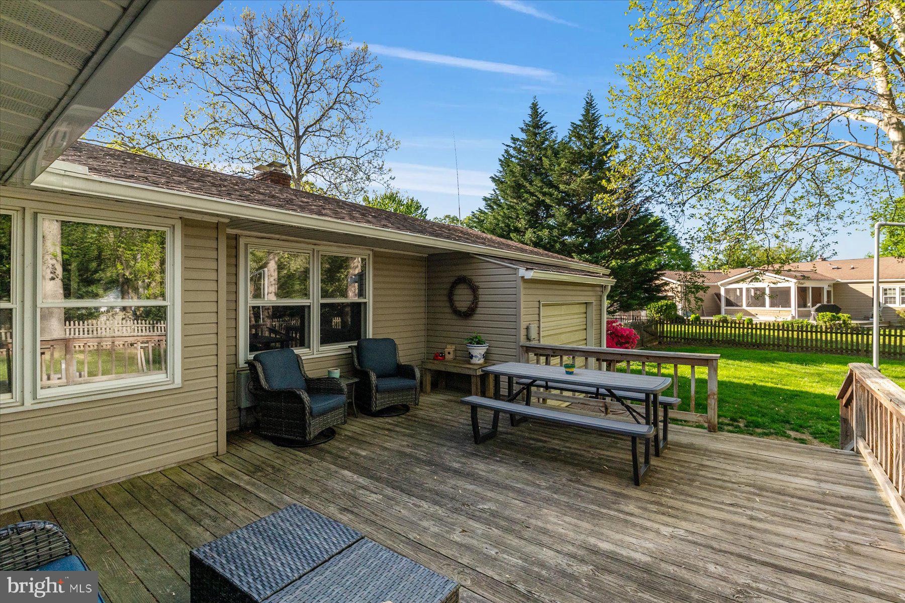 86 Milburn Circle Pasadena, MD 21122 - Photo 23 of 60 a view of house with deck and outdoor seating