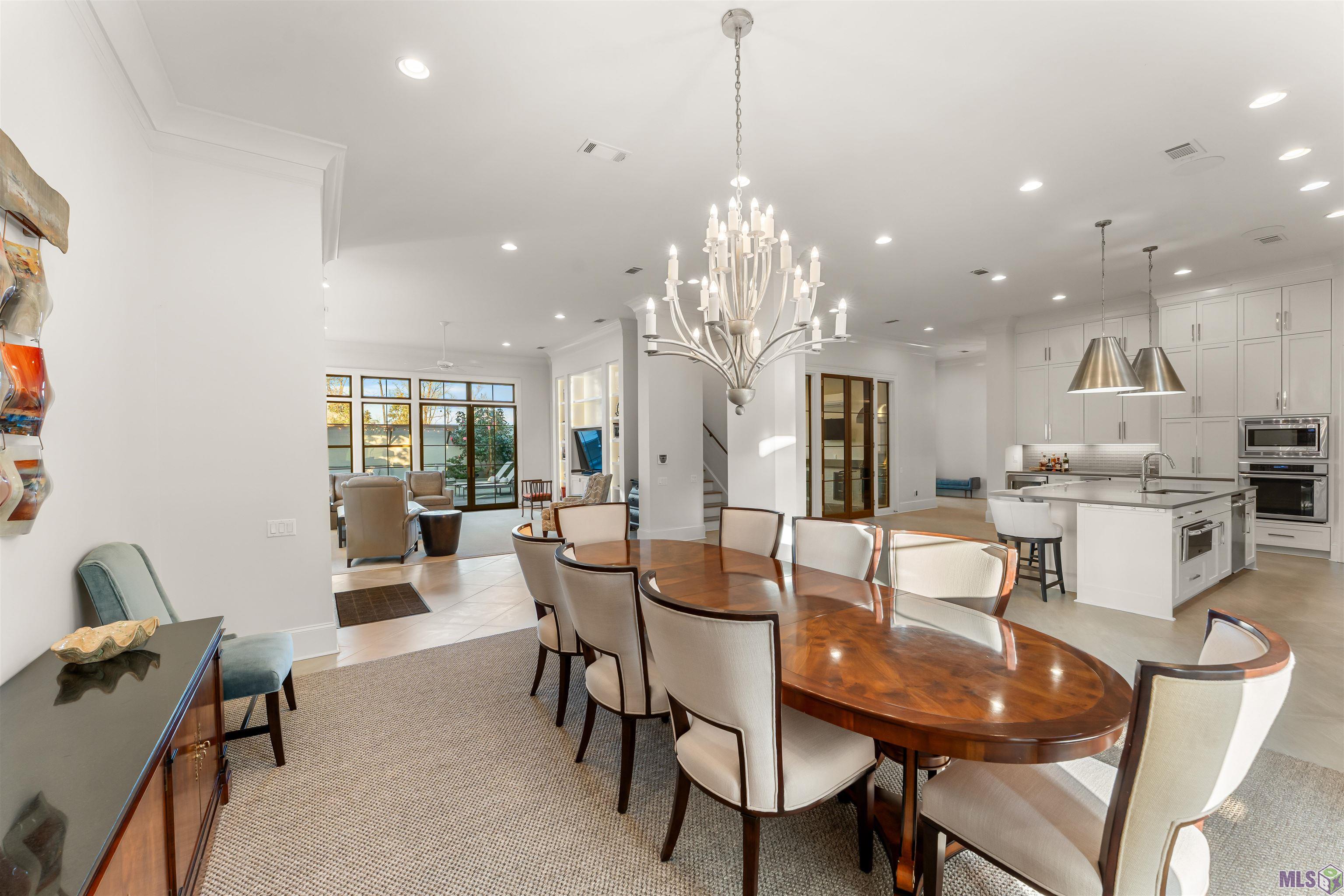 7313 Willow Grove Boulevard Baton Rouge, LA 70810 - Photo 8 of 56 Dining Room Kitchen and Living Room