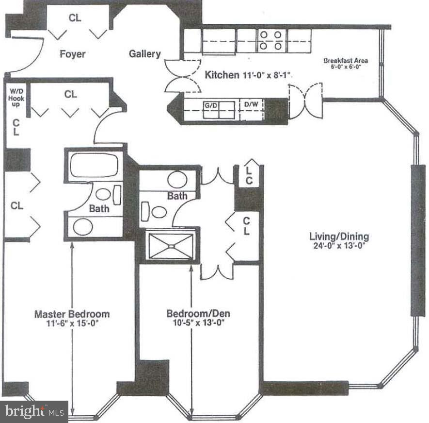 2020 Walnut Street, Unit 21E Philadelphia, PA 19103 - Photo 10 of 19 a picture of a wall with a white and white walls