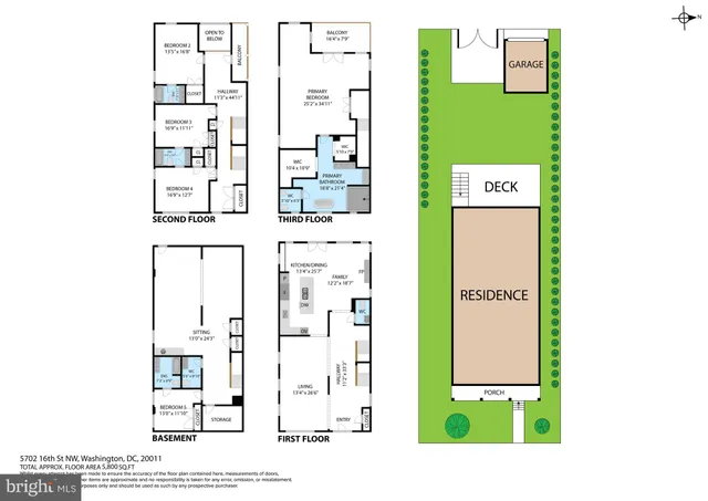 $1,999,000 | 5702 16th Street Northwest, Washington, DC 20011