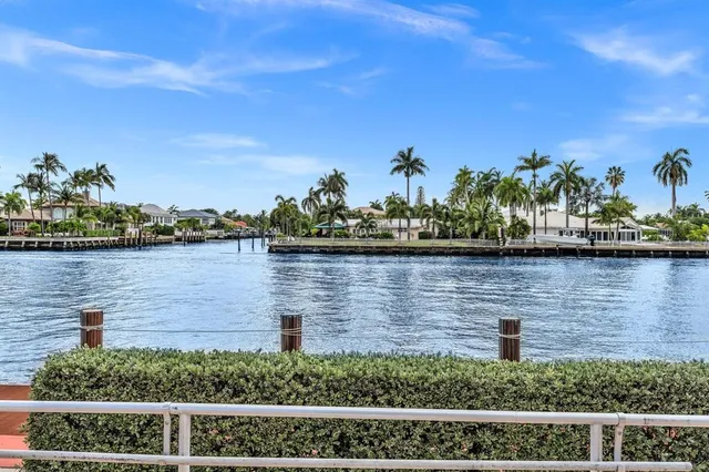 a view of a balcony with city view