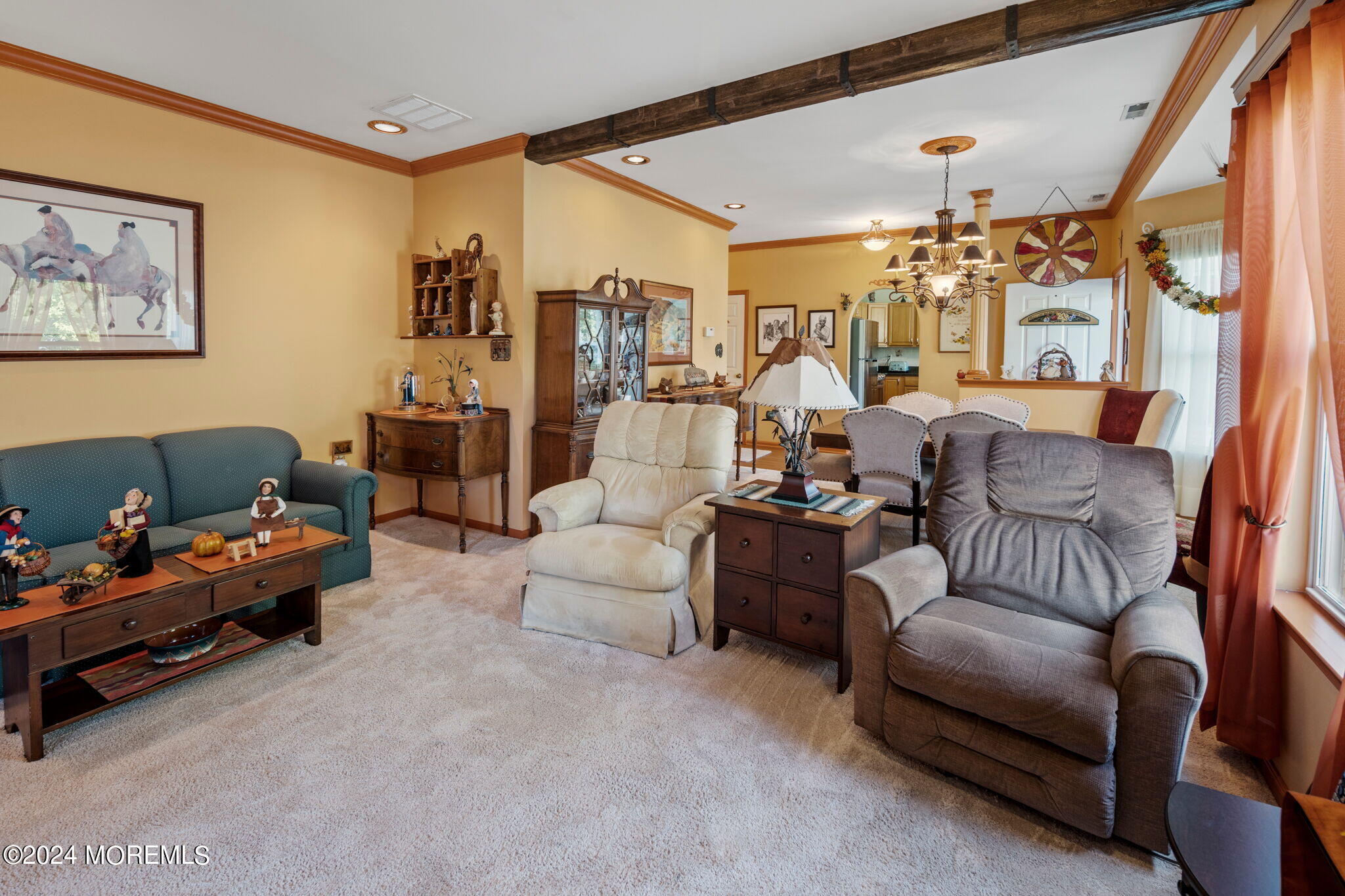 9 Hampton Road Manahawkin, NJ 08050 - Photo 14 of 50 a living room with furniture and a large window