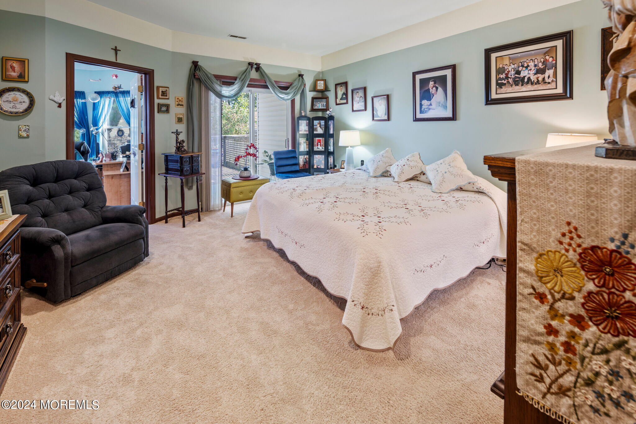 9 Hampton Road Manahawkin, NJ 08050 - Photo 24 of 50 a bed room with a bed and a couch