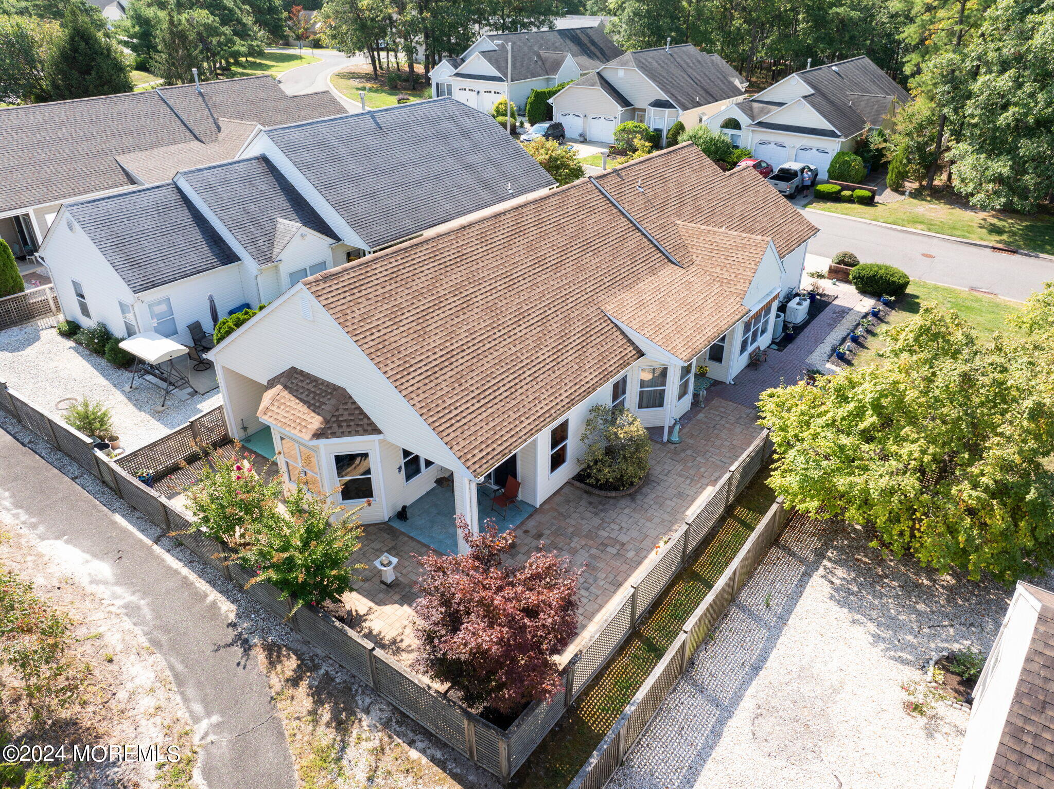 9 Hampton Road Manahawkin, NJ 08050 - Photo 42 of 50 an aerial view of a house with a yard basket ball court and outdoor seating