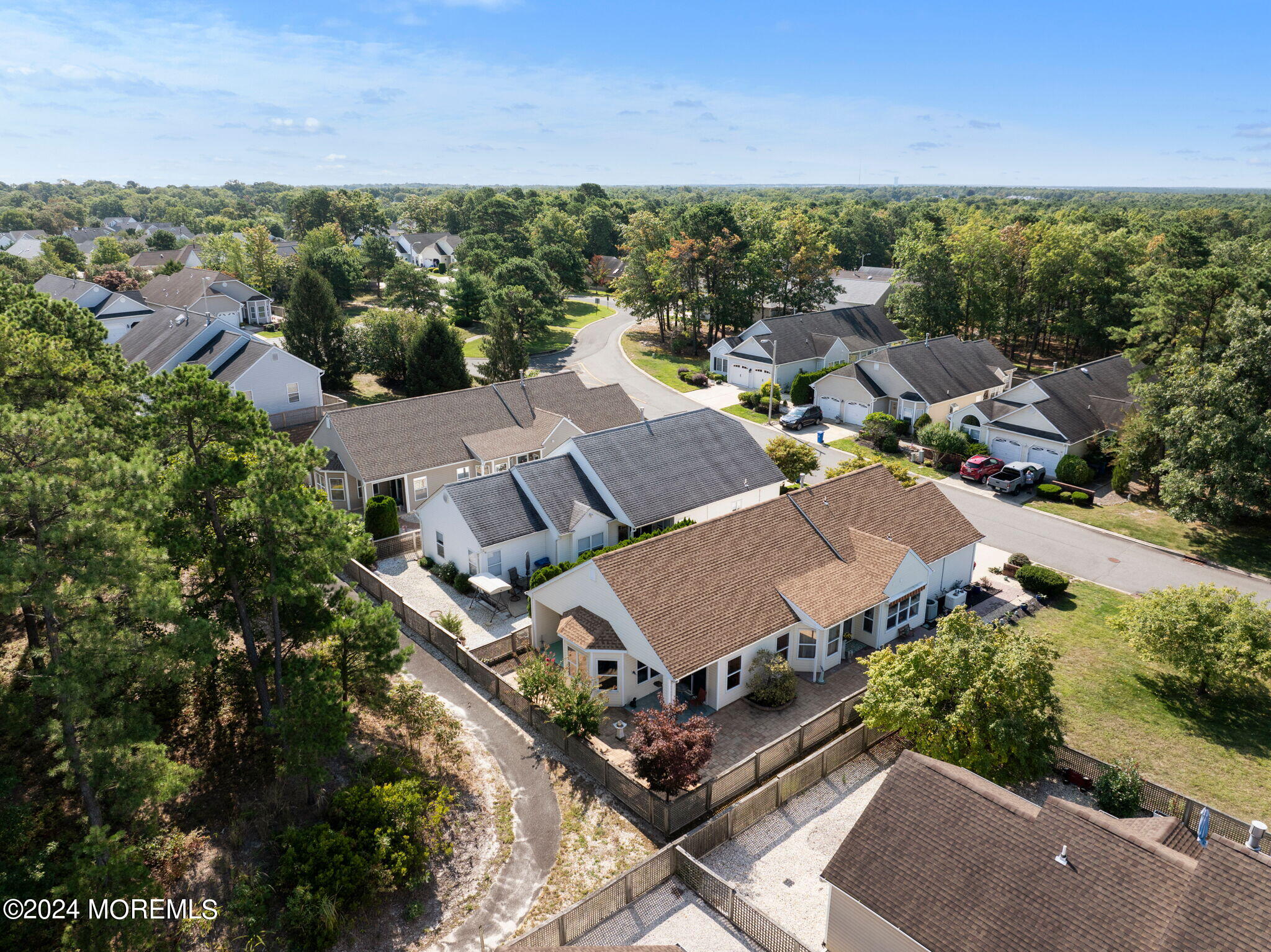 9 Hampton Road Manahawkin, NJ 08050 - Photo 43 of 50 an aerial view of a residential houses with outdoor space and street view