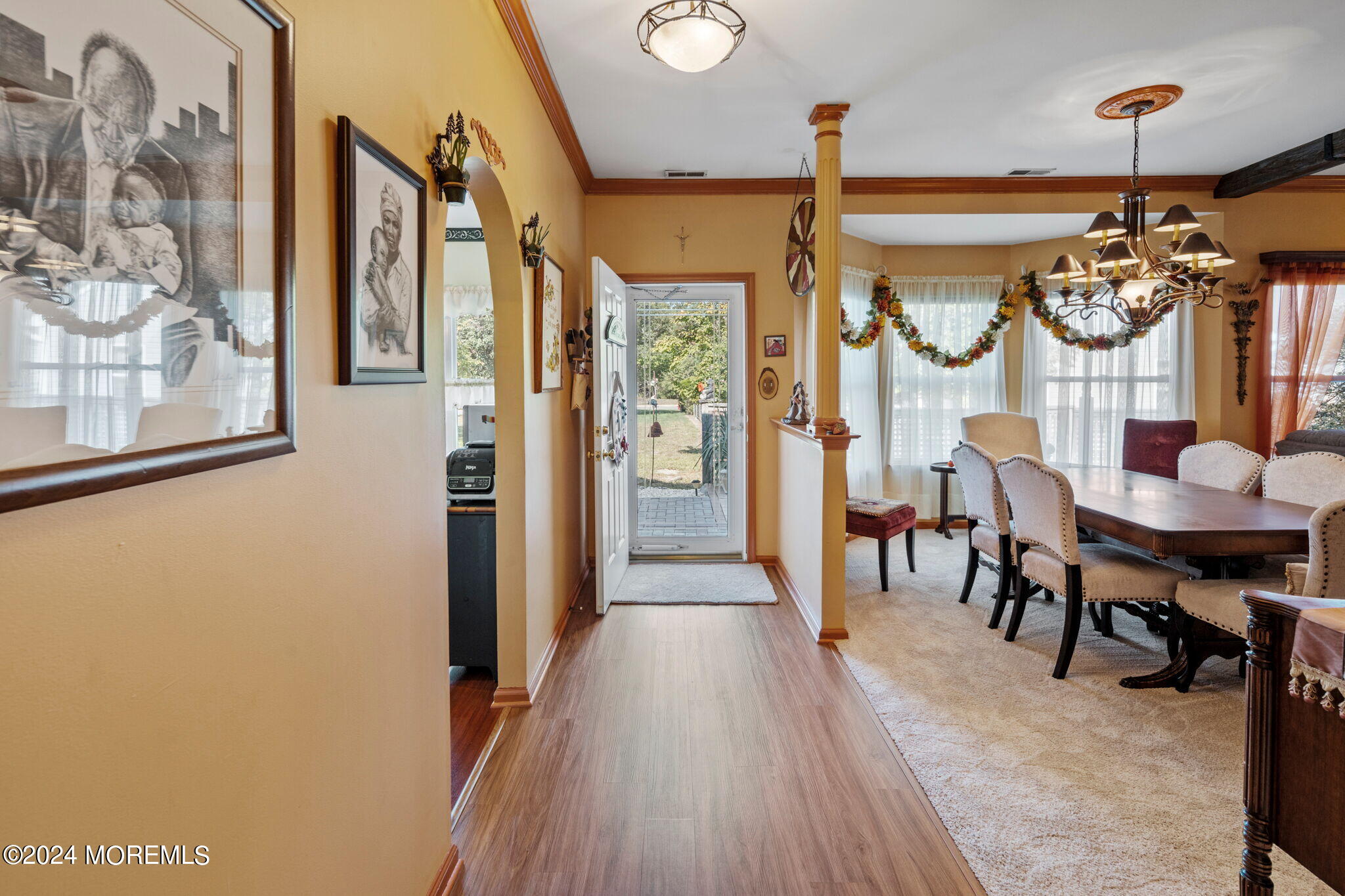 9 Hampton Road Manahawkin, NJ 08050 - Photo 8 of 50 a view of a dining room with furniture window and wooden floor