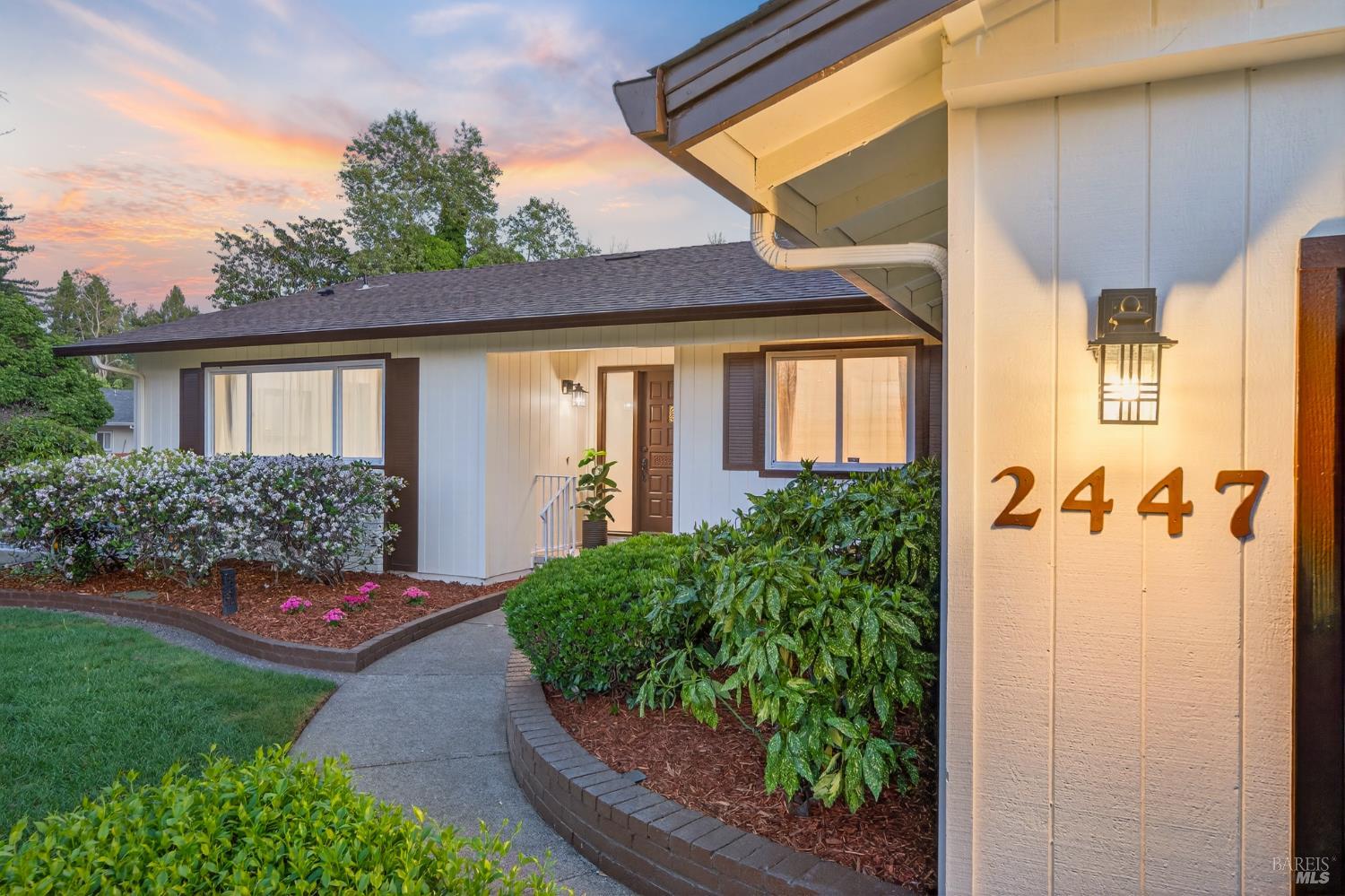 2447 Rigdon Street Napa, CA 94558 - Photo 62 of 79 a front view of a house with garden