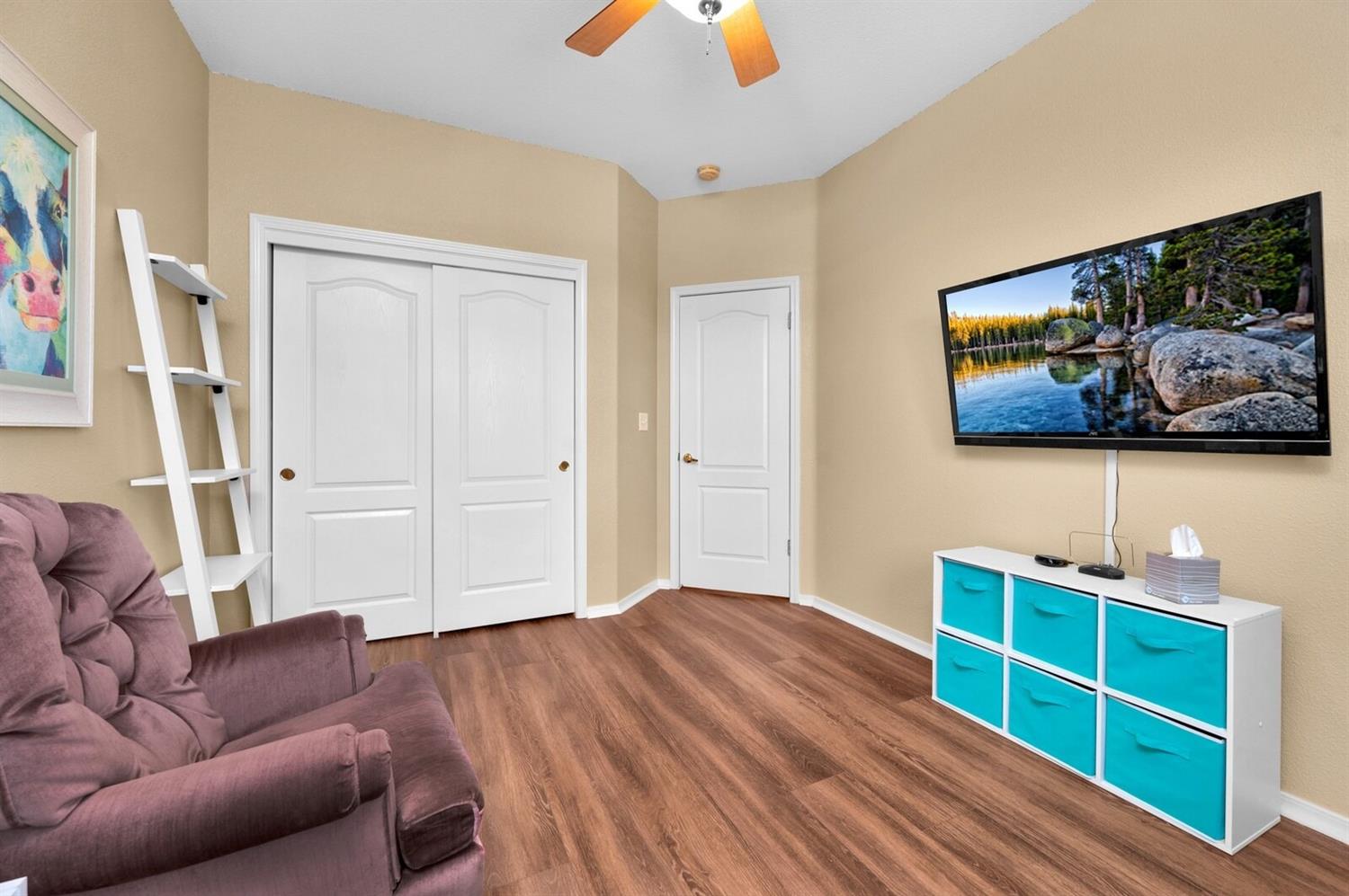 1968 North Tuscany Lane Clovis, CA 93619 - Photo 19 of 40 a view of livingroom with furniture and wooden floor