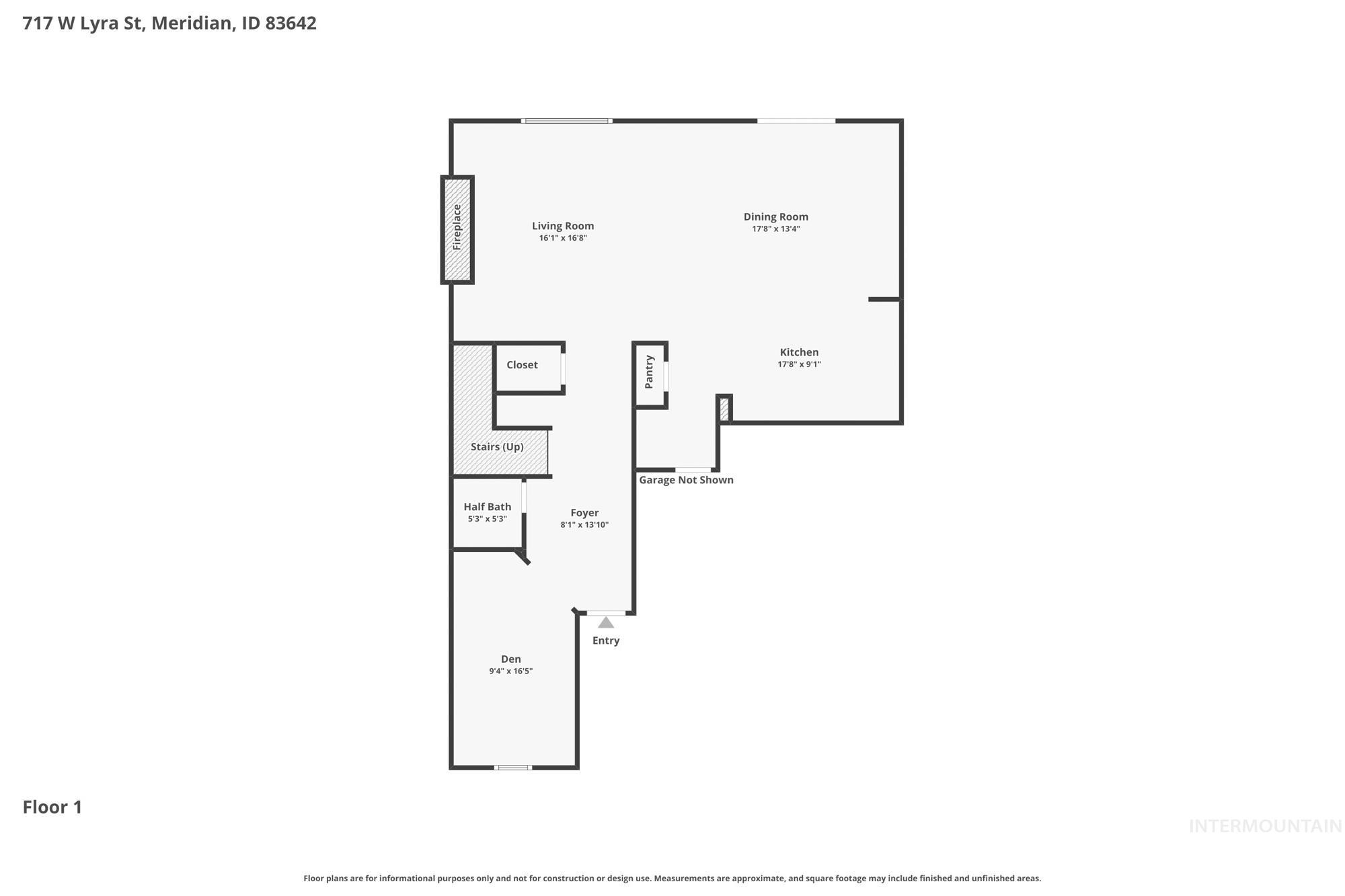 717 West Lyra Street Meridian, ID 83642 - Photo 49 of 50 Floor plan