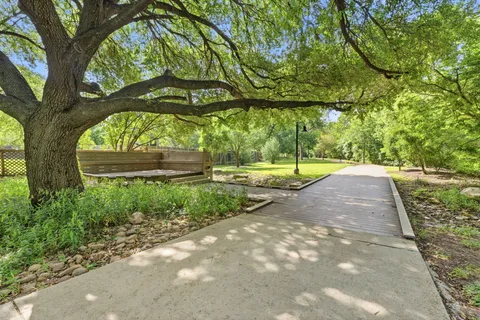 a view of outdoor space with entertaining space