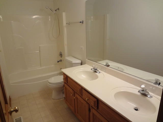 13336 Round Barn Road Plainfield, IL 60585 - Photo 16 of 25 a bathroom with a sink toilet and shower