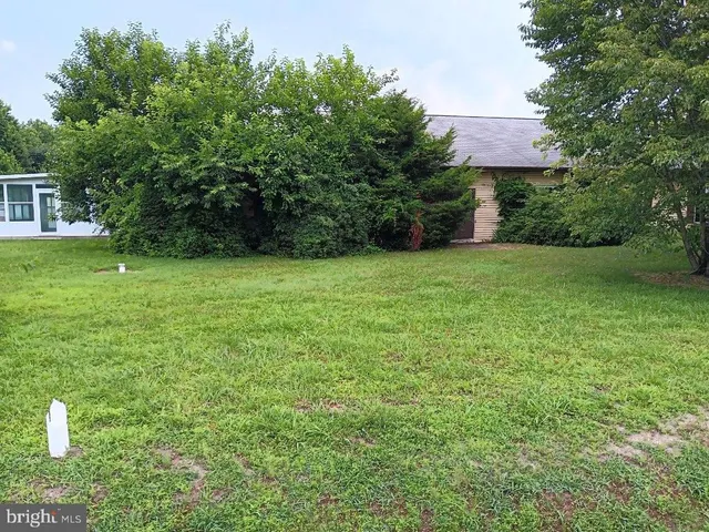 a view of a backyard with a garden