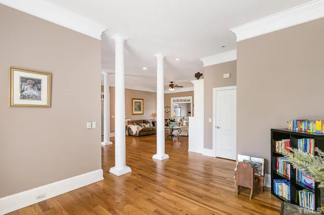 a view of a living room