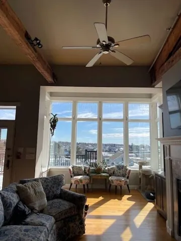 a bathroom with a double vanity sink a mirror and a shower