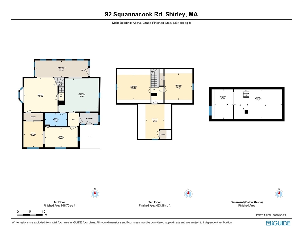 92 Squannacook Road Shirley, MA 01464 - Photo 35 of 38 a picture of a floor plan