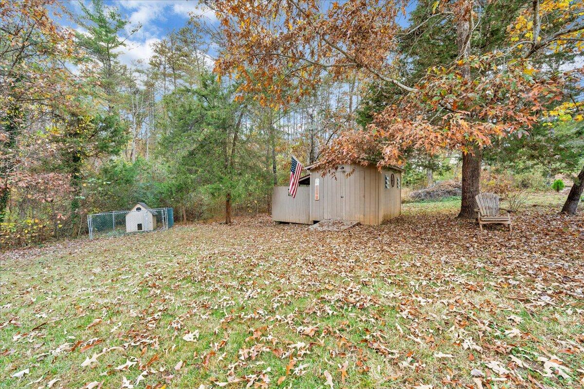 204 Raintree Lane Boones Mill, VA 24065 - Photo 38 of 58 a backyard of a house with a tree