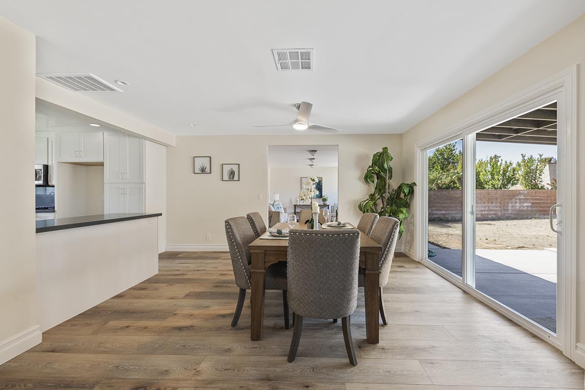 Cero Drive Santa Clarita, CA 91350 - Photo 27 of 45 a view of a dining room with furniture window and outside view