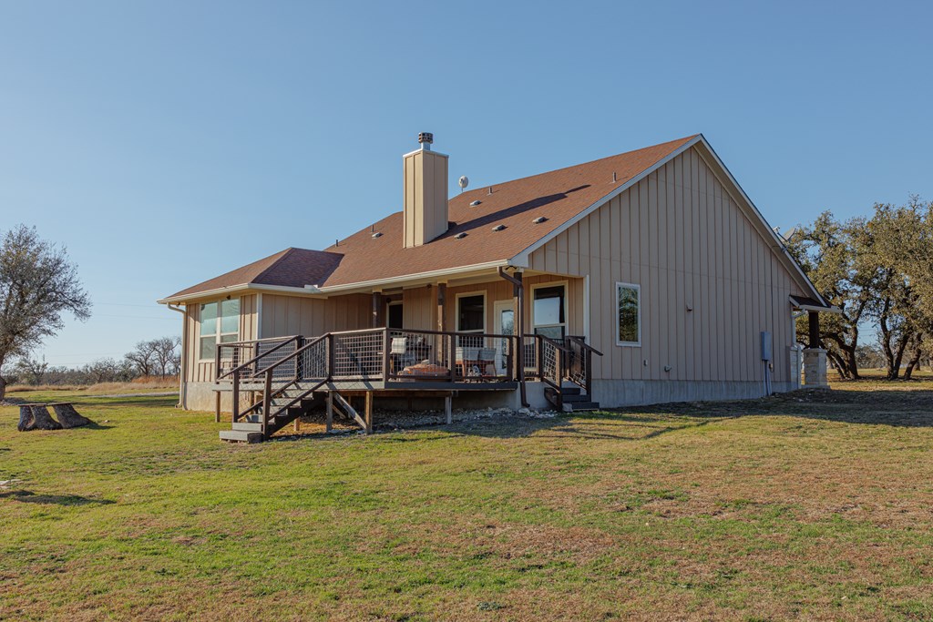 450 Jung Road Harper, TX 78631 - Photo 24 of 50 a house view with a garden space