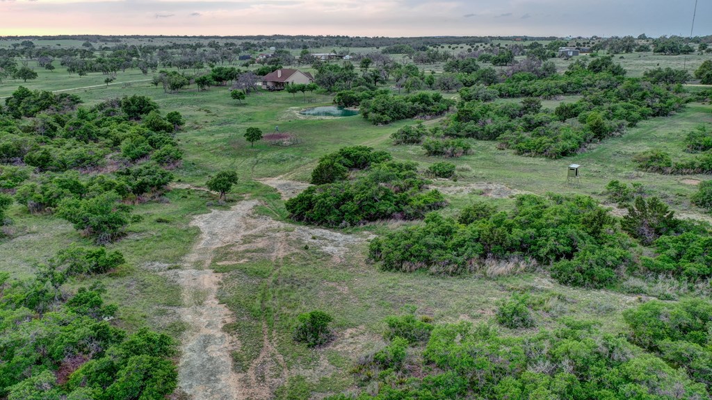 450 Jung Road Harper, TX 78631 - Photo 37 of 50 an aerial view of green landscape with trees houses and mountain view