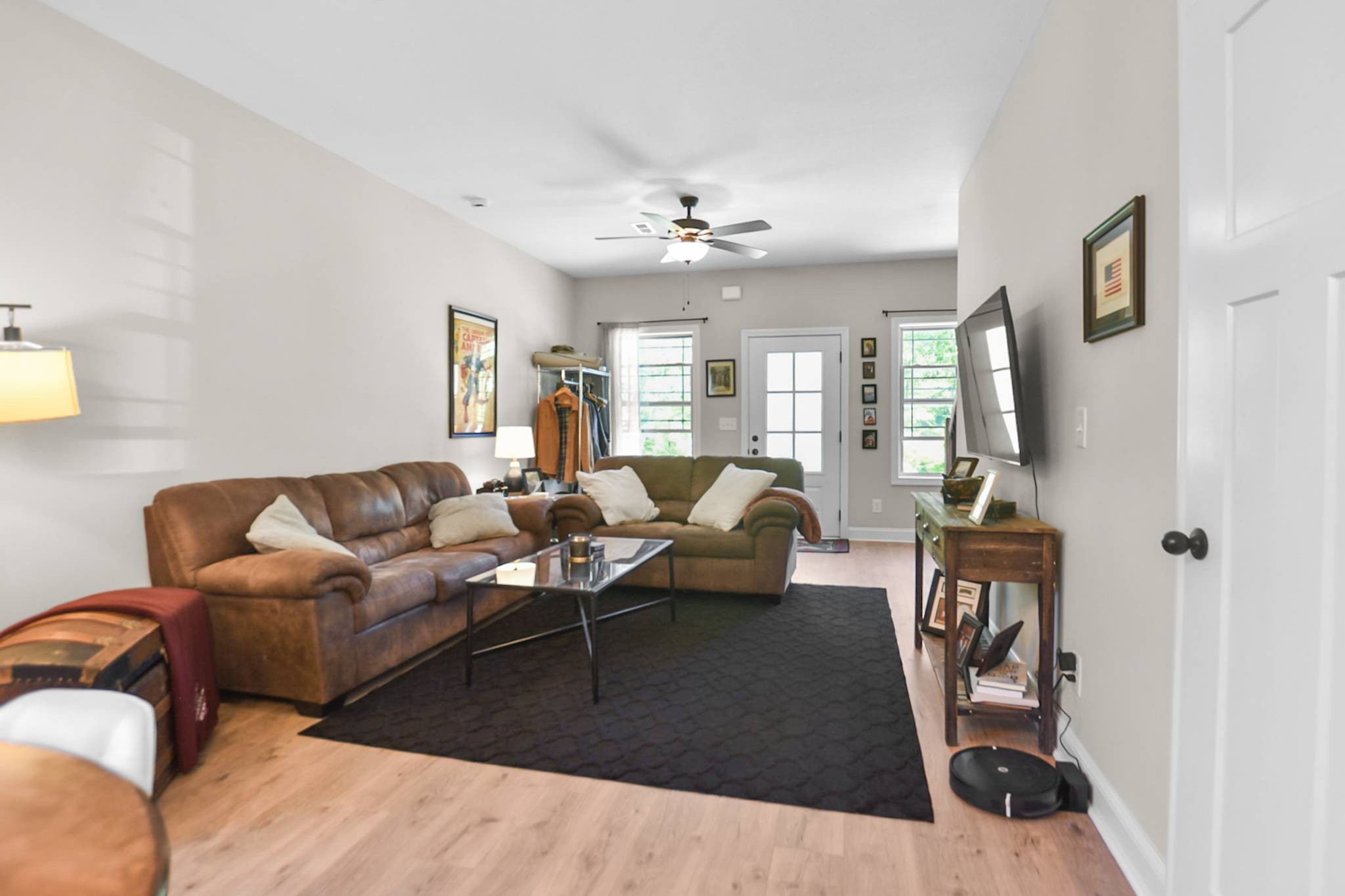 60 Cave Springs Road, Unit B Clarksville, TN 37042 - Photo 2 of 16 a living room with furniture and wooden floor