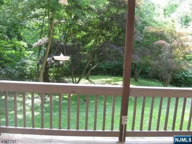 a view of a small yard