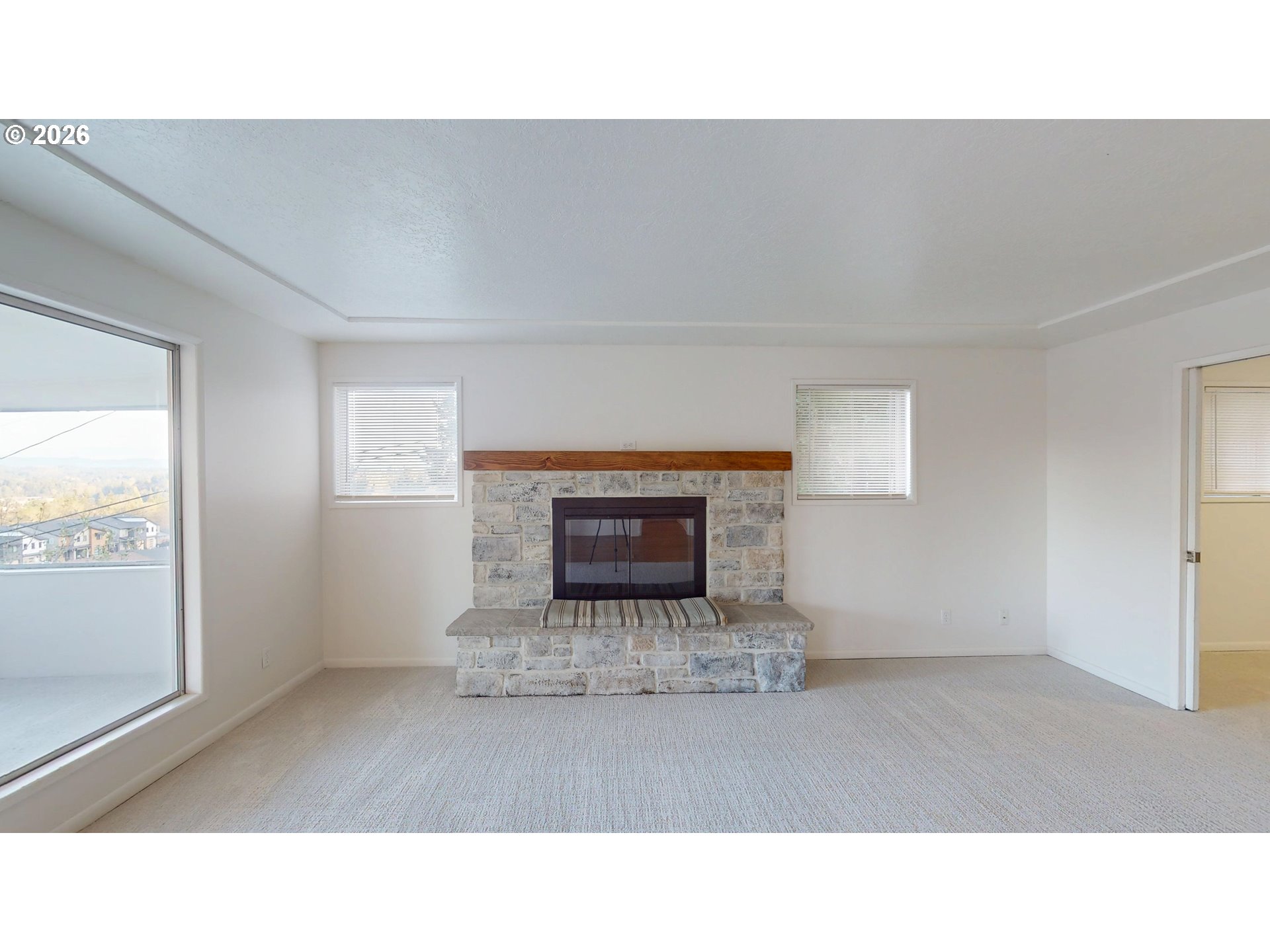 2145 Webb Street West Linn, OR 97068 - Photo 12 of 46 a black and white photo of a living room