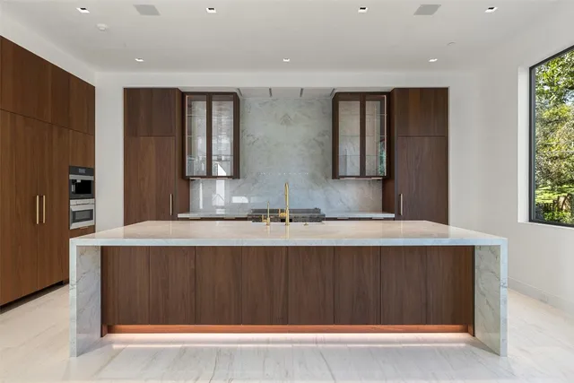 a view of a patio with a backyard