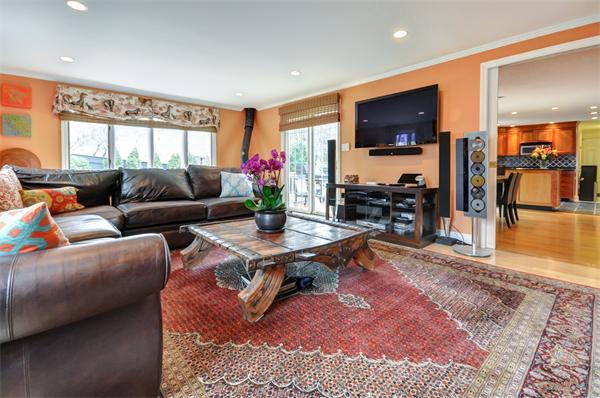 3 Wildon Road Wellesley, MA 02482 - Photo 11 of 27 a living room with furniture and a flat screen tv