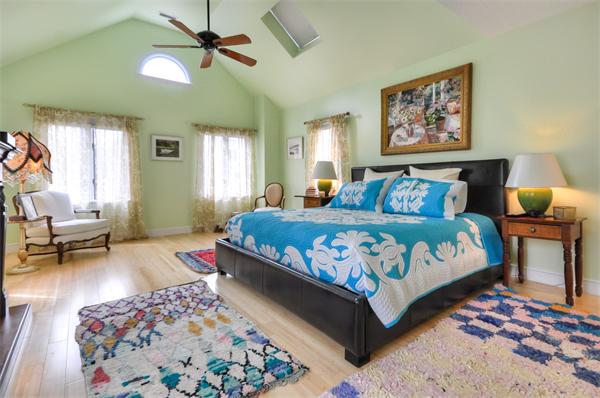 3 Wildon Road Wellesley, MA 02482 - Photo 15 of 27 a bedroom with a bed a couch and a painting on the wall