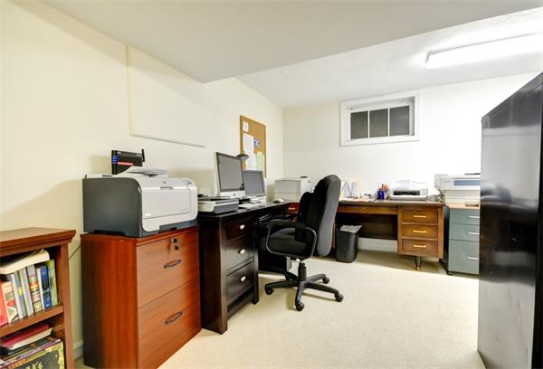 3 Wildon Road Wellesley, MA 02482 - Photo 22 of 27 a view of a workspace with furniture and a window