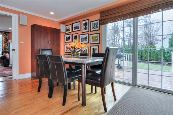 3 Wildon Road Wellesley, MA 02482 - Photo 9 of 27 a dining room with furniture and wooden floor