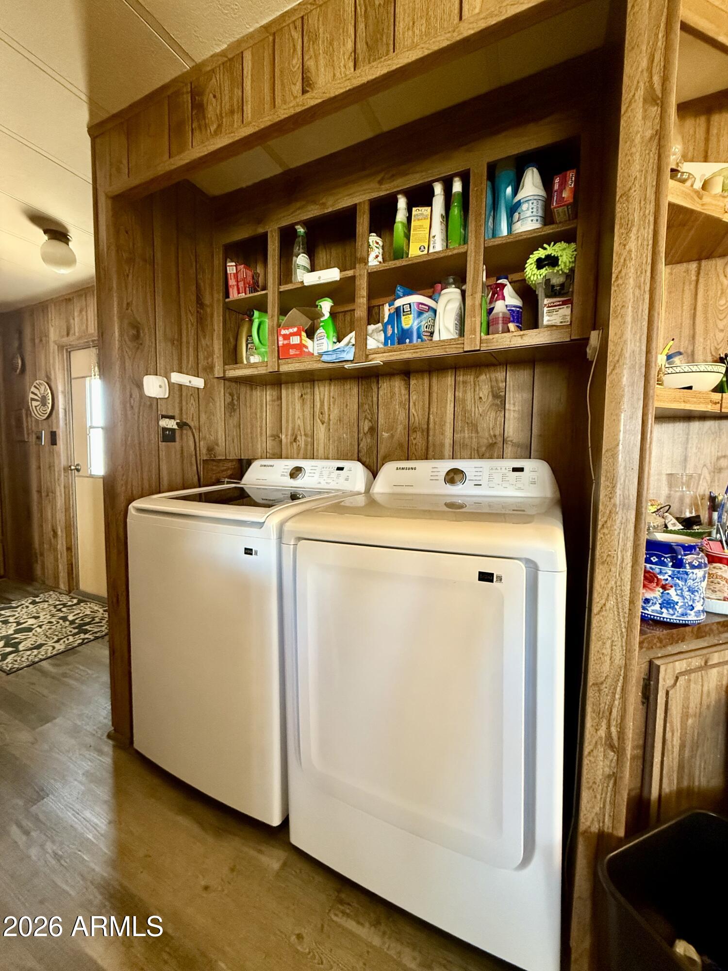 300 Airport Road, Unit 34 Kearny, AZ 85137 - Photo 9 of 18 a utility room with dryer and washer