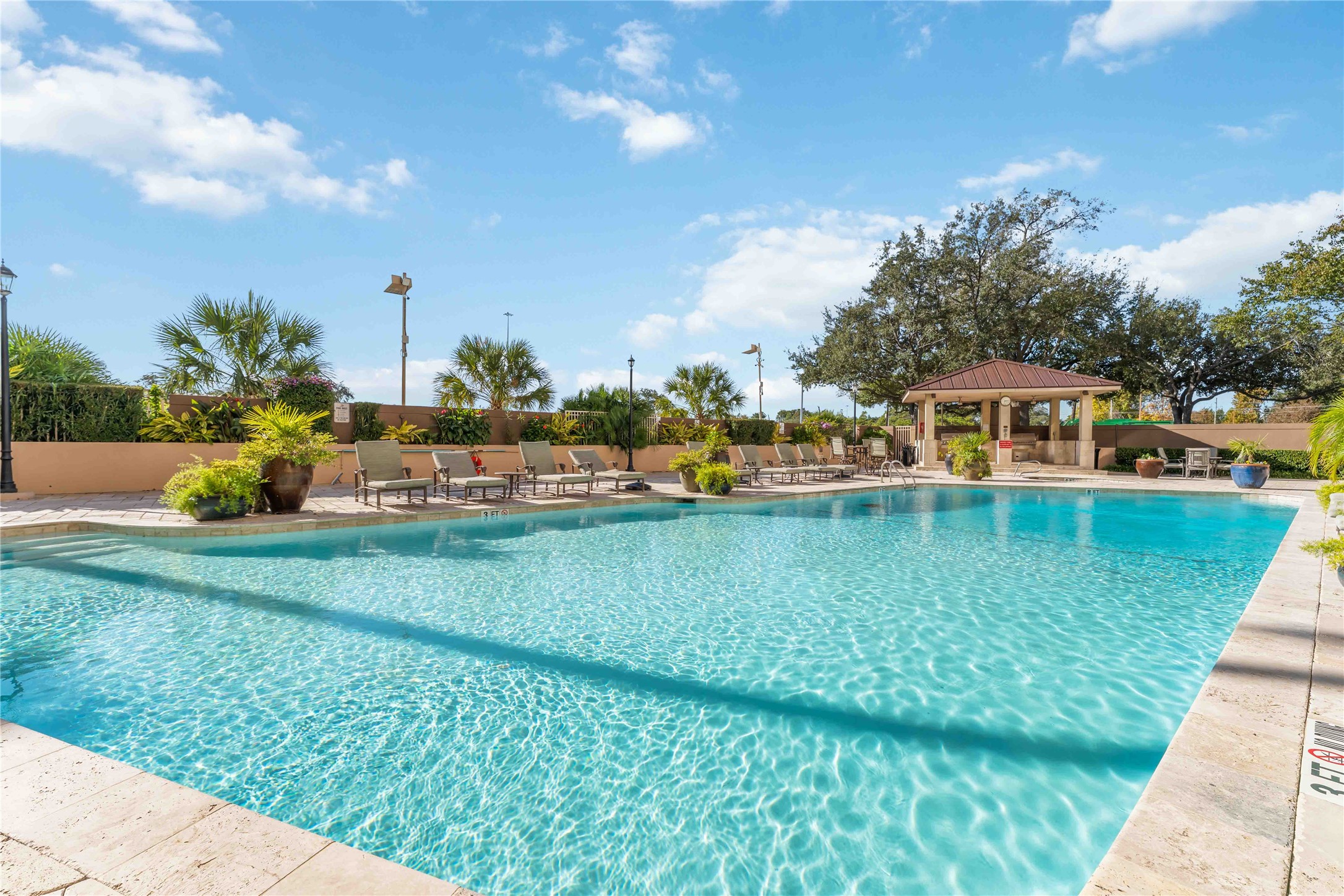 3525 Sage Road, Unit 1213 Houston, TX 77056 - Photo 15 of 16 Pool, Jacuzzi and Grill Area