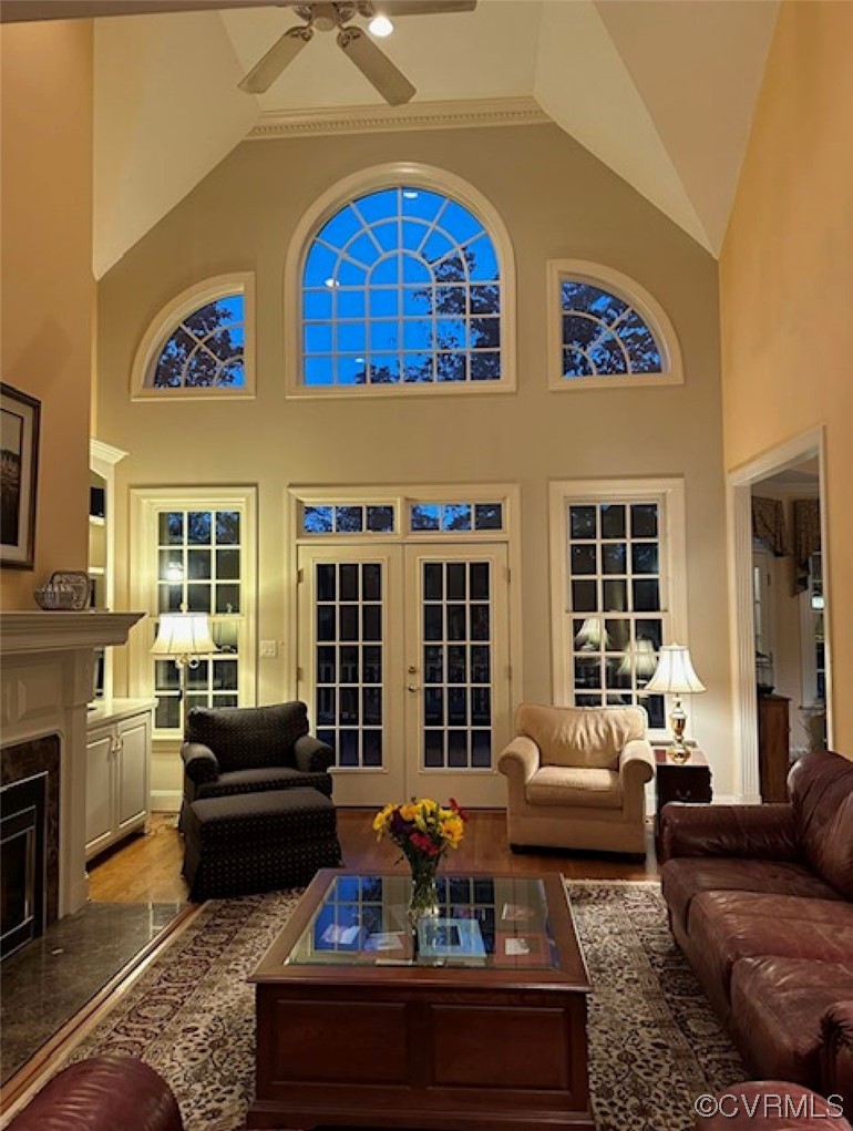 207 Shady Bluff Point Williamsburg, VA 23188 - Photo 9 of 49 a living room with furniture fireplace and flat screen tv