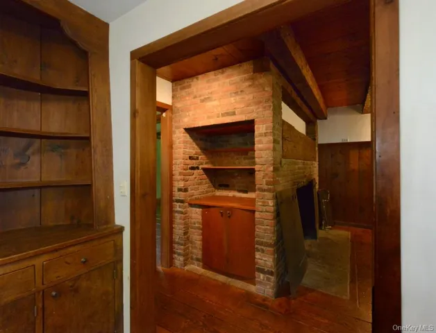 a view of storage and utility room