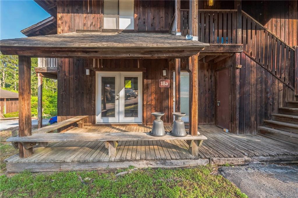 a view of a entryway door of the house