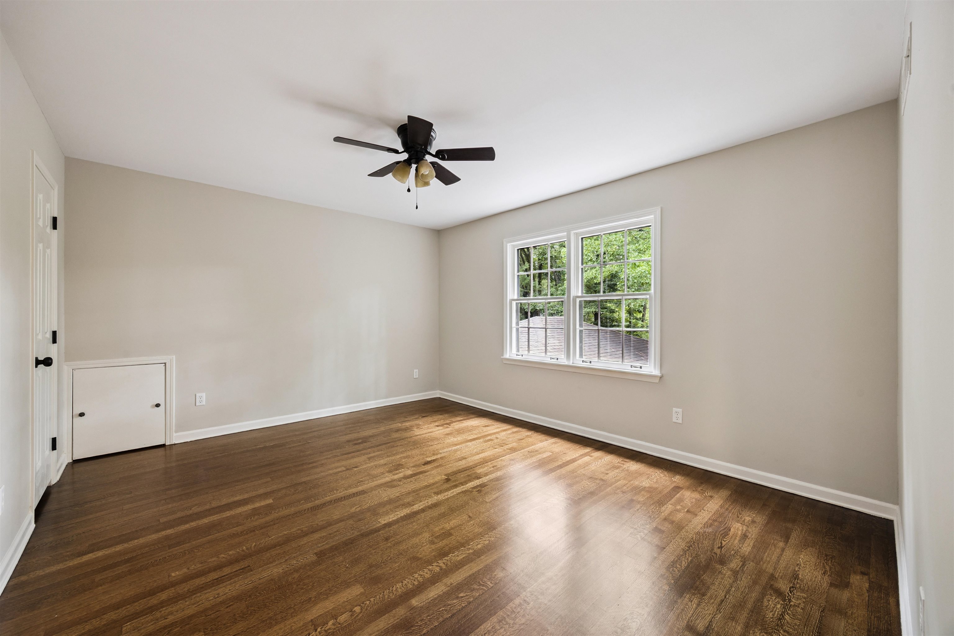2030 Brierbrook Road Germantown, TN 38138 - Photo 13 of 16 Unfurnished room with dark wood finished floors and a ceiling fan