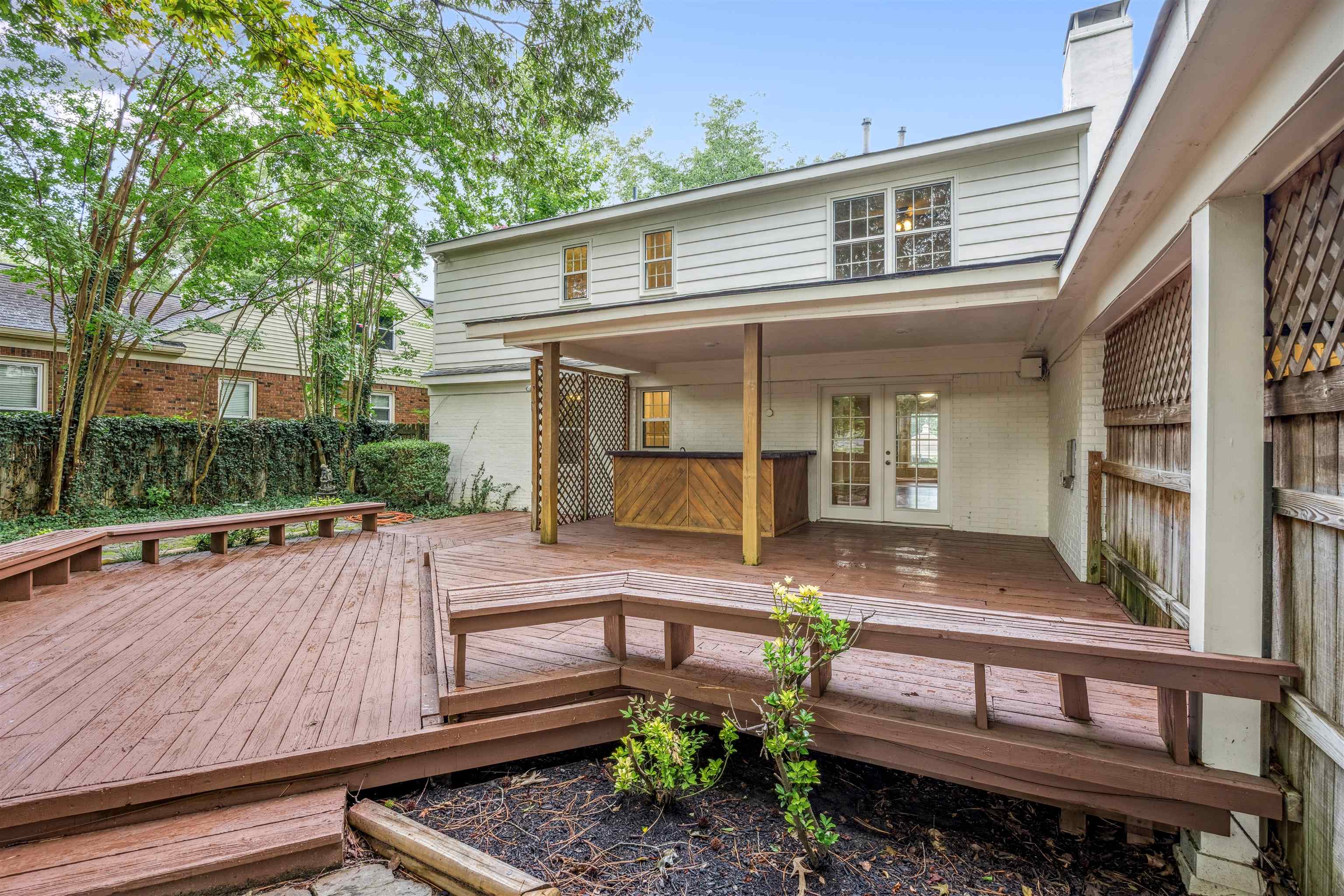 2030 Brierbrook Road Germantown, TN 38138 - Photo 15 of 16 Wooden deck featuring french doors
