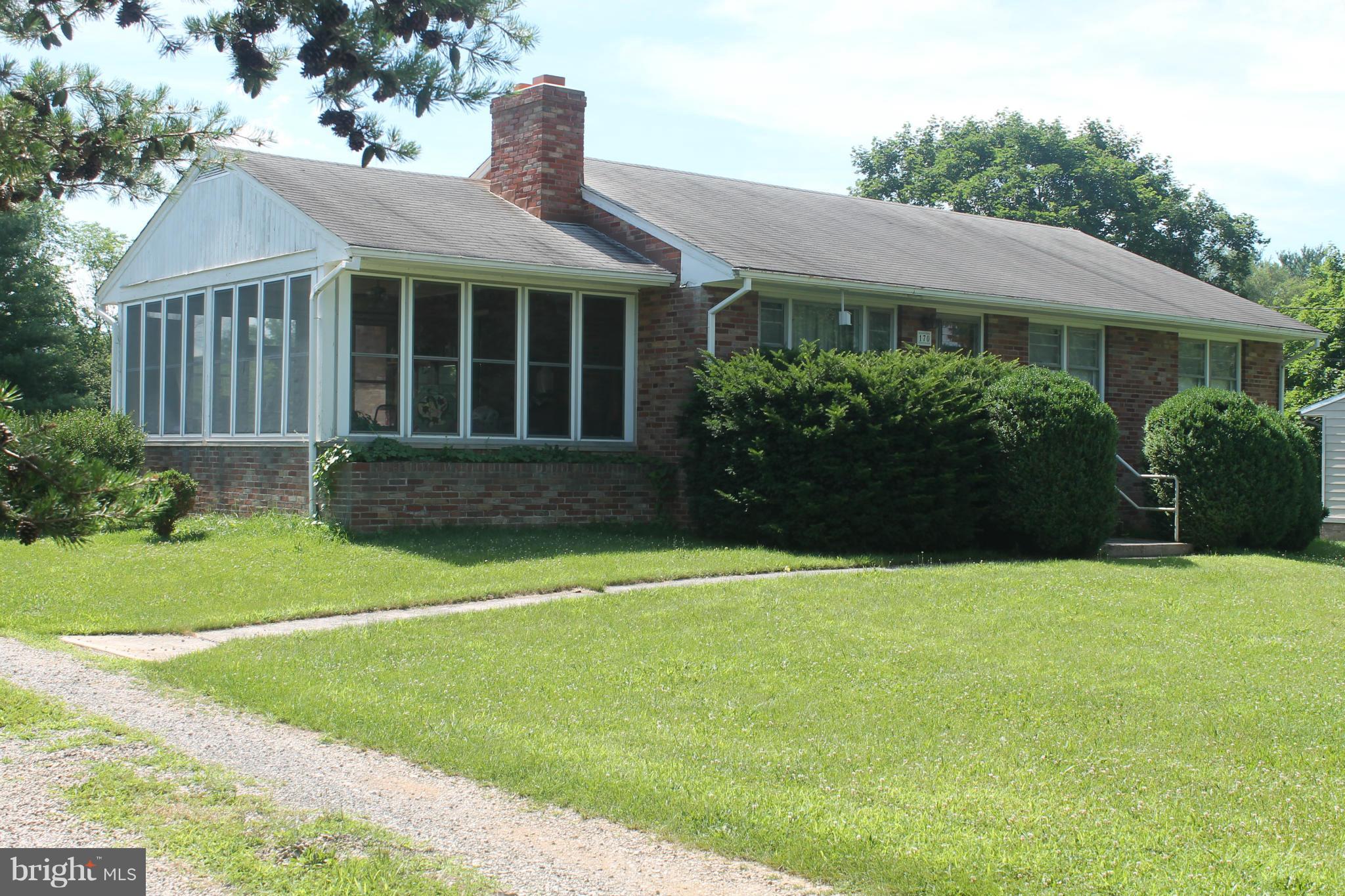 All Brick Home  with Sunroom