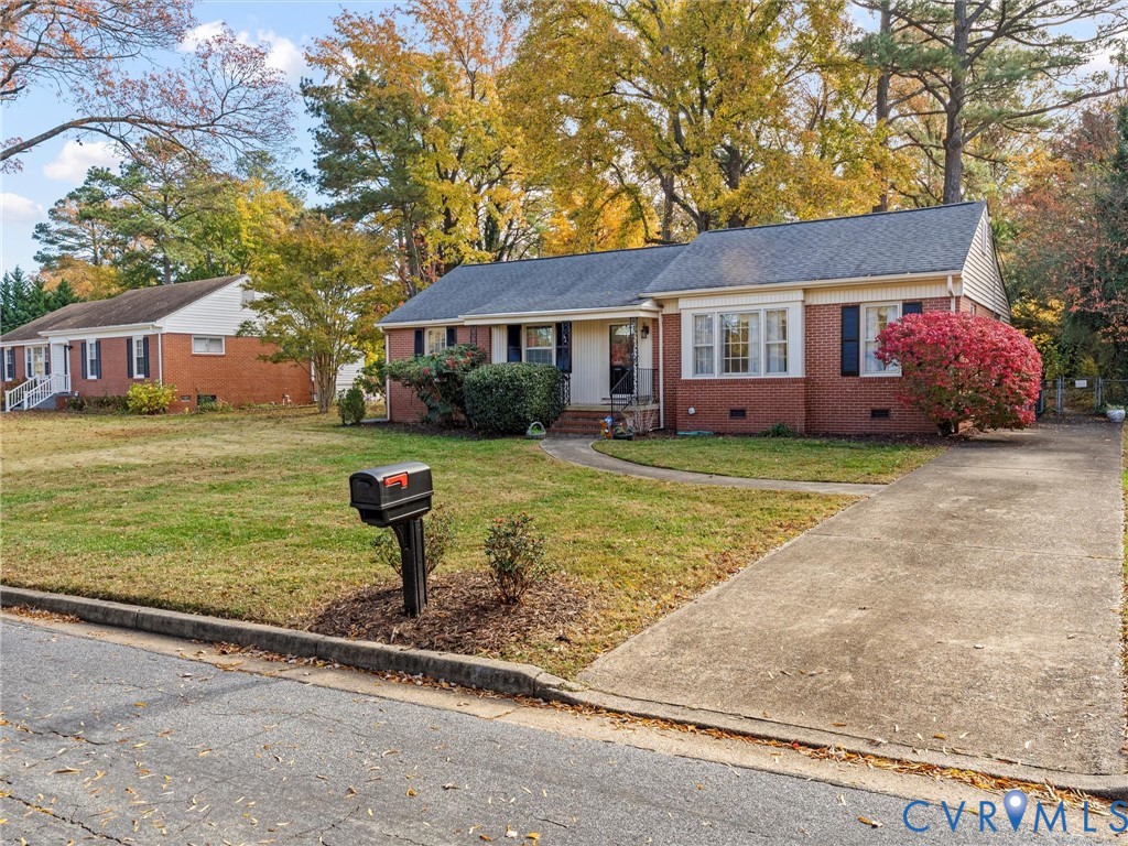 1803 Windsordale Drive Henrico, VA 23229 - Photo 2 of 46 Single story home featuring a front lawn, crawl sp